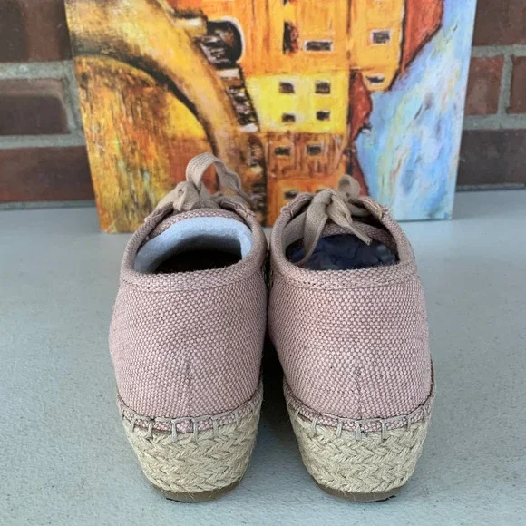 Bella Vita Clementine platform lace up espadrille sneakers Women's Size US 7 N - Picture 6 of 9